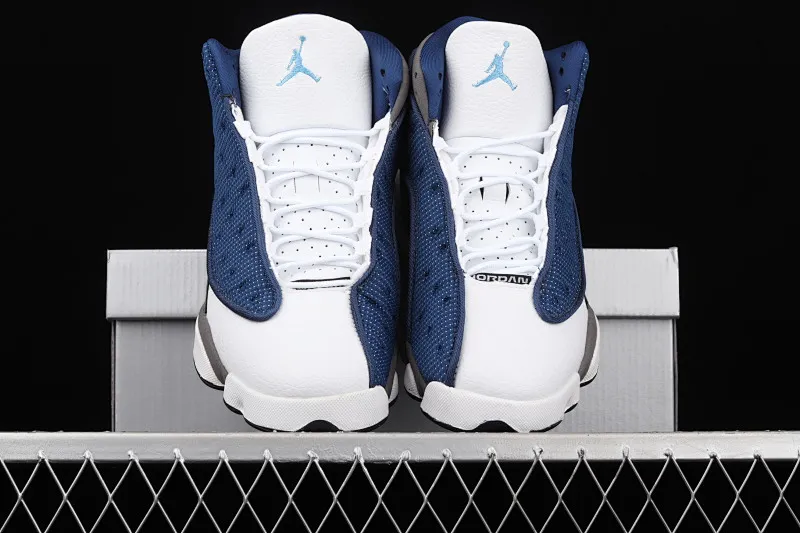 All categories Air Jordan Jordan series basketball shoes Air Jordan 13 G version Air Jordan 13 Flint GIGI AJ13 Joe 13 white blue navy blue 415171-404
